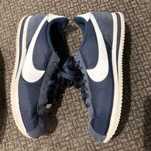 Nike Cortez Blue and White Sneakers